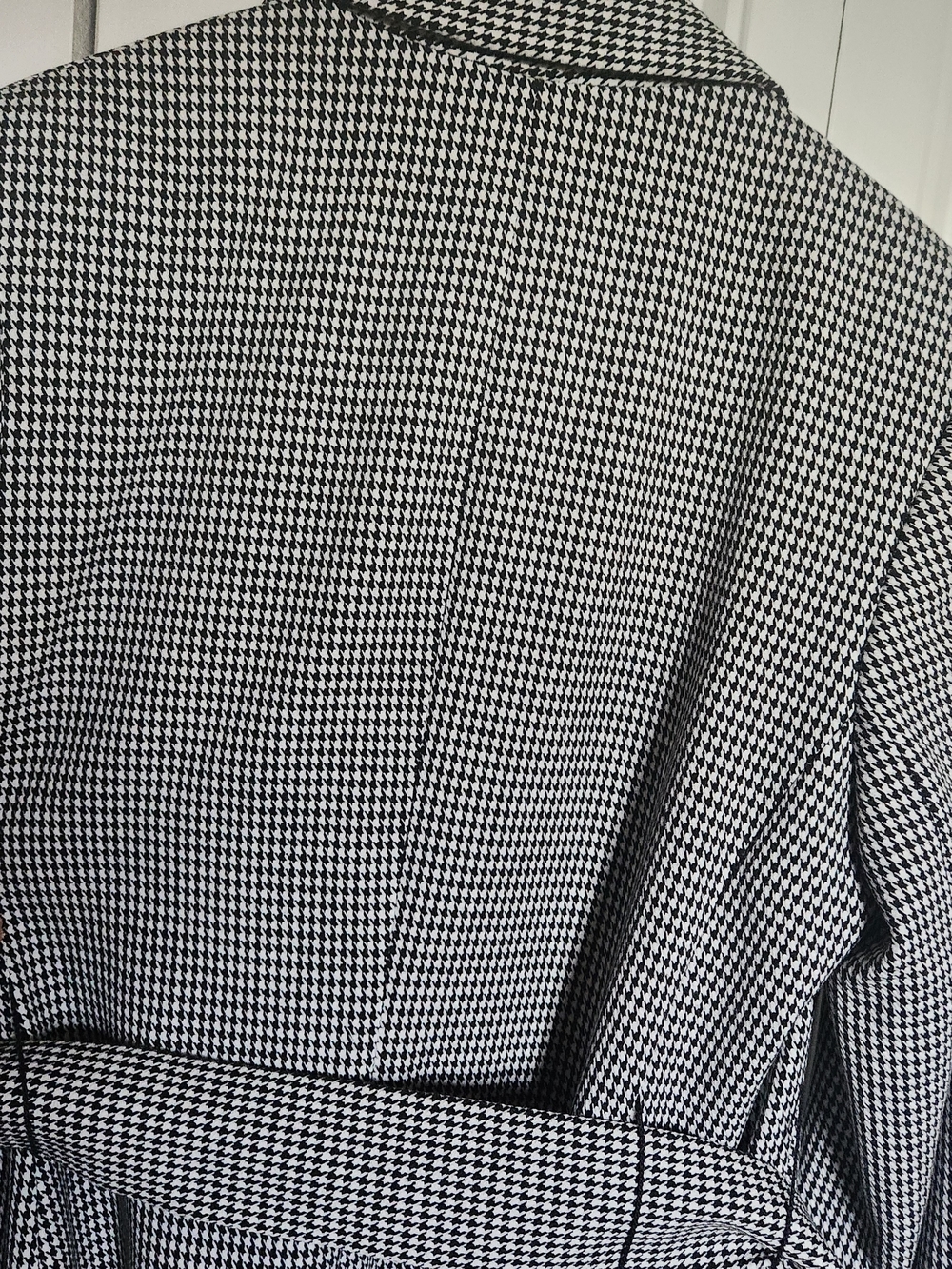 Express Women's Black & White Houndstooth Blazer Jacket Size Small - Picture 13 of 13
